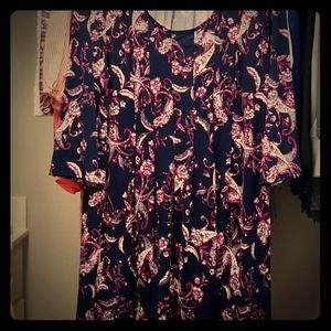 Kim Rogers-  XL -PLEATED DRESS